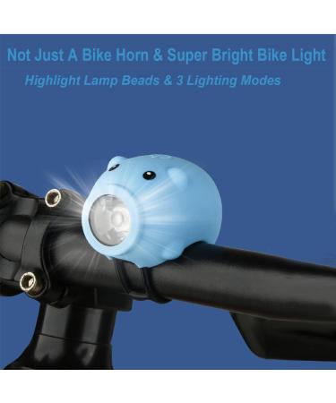 AaiLucky Bike Scooter Horn with Headlight - Rechargeable Bicycle Light & Horn for Kids - Blue Bike Light Set for Night Riding - Buy Online on GoSupps.com