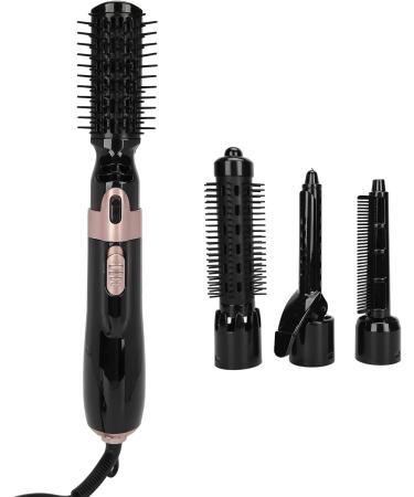 Pongnas 4-in-1 Curling Iron Brush - Automatic Hair Curler Ceramic Heating 2 Temperature Settings - Multifunction Hot Brush for Gorgeous Curls - Buy Online on GoSupps.com