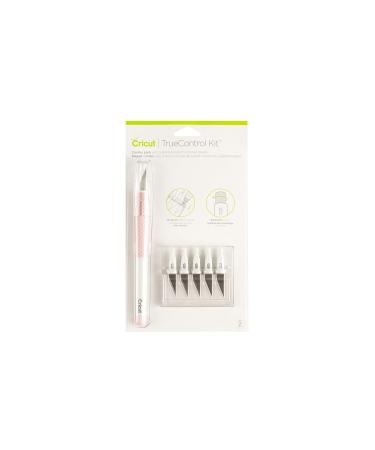 Cricut TrueControl Knife Kit - For Use As a Precision Knife, Craft knife, Carving Knife and Hobby Knife - For Art, Scrapbooking, Stencils, and DIY Projects - Comes With 5 Spare Blades - Rose