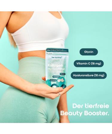 Be Tanics Collagen Vegan Beauty Capsules - 60 Count | Biotin & Copper for Skin Hair & Connective Tissue | Dietary Supplement - Buy Online on GoSupps.com