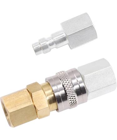 Sanoolir Fill Nipple Male & Female Set - Quick-Disconnect Copper Adaptor for PCP Airsoft & Paintball Guns | 1/8NPT, 1/8BSP, M10*1 Fittings - Buy Online on GoSupps.com
