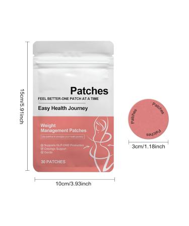 Patches Weight Management Control Patches Supports GLP-ONE Production Cravings Support Balance Enhancement Energy Reduction 30 Count - Buy Online on GoSupps.com