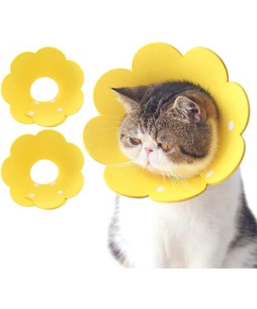 Zodors Adjustable Conical Collar for Cats & Dogs - 4-Pack Lightweight Recovery Neck Collar (Red & Yellow) - Buy Online on GoSupps.com