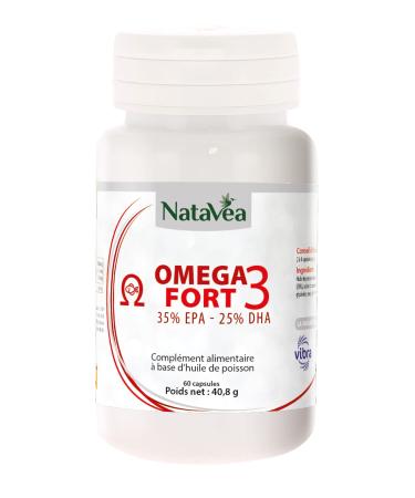 Omega 3 Strong 35% EPA 25% DHA - 60 capsules - NataVéa