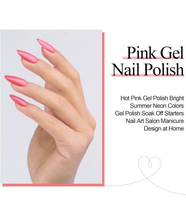 Imtiti Red Gel Nail Polish 1 Piece 0.5 fl oz Bright Coral Red Gel Nail Polish Colour Soak Off Gel Polish Nail Art Manicure Salon DIY Nail Lamp Gel Nail Design Christmas Decoration - Buy Online on GoSupps.com
