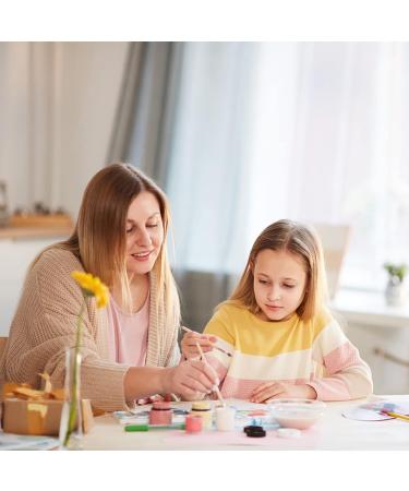 Kids Paint by Numbers Kit - 4 Pack | Beginner DIY Cartoon Painting Set for Ages 4-8 | Acrylic Watercolor Numbers Canvas Art for Home Decor - Buy Online on GoSupps.com