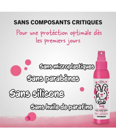 sanosan Spray demelant cheveux enfant - Soin demelant sans rin age l'olive biologique et aux prot ines de lait (1x 125 ml) - Soin cheveux sans rin age spray demelant cheveux Paquet de 1 - Buy Online on GoSupps.com