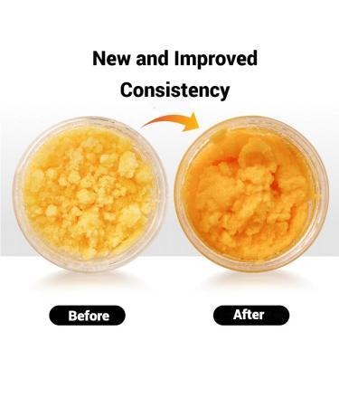Kojic Acid Body Scrub - With Pure Kojic and Orange Oil | Natural Exfoliating Salt Body & Face Scrub-With Dead Sea Salt | Glycerin Grapeseed/Jojoba Oil- Brightens and Softens Skin 8.8 oz - Buy Online on GoSupps.com