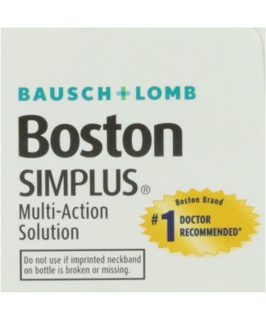 Buy Bausch & Lomb Boston Simplus Multi-Action Solution 3.5 oz - Best Care for Rigid Gas Permeable Lenses - Fast International Shipping - Buy Online on GoSupps.com