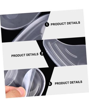 FOMIYES Horoscope Half Pad Work Boot Insoles - 2 Pairs Plantar Support for Men | Transparent 10x5.5cm - International Shipping Available - Buy Online on GoSupps.com