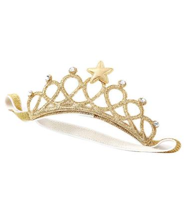 Princess Crown Headband for Baby Girls | Elastic Cloth Hairband & Photo Prop | International Shipping Available - Buy Online on GoSupps.com