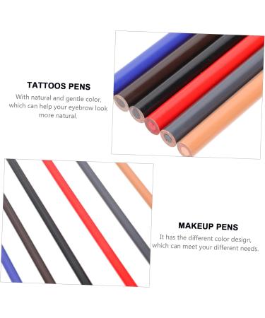 Balacoo 6pcs Eyebrow Pencil Lip Liner Set Waterproof Brow Pencil Peel- off Brow Pencil Women Makeup Pen Face - Buy Online on GoSupps.com