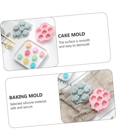 Ciieeo 2pcs Silicone Mold Clay Molds Handmade Making Mold Candy Trays Pan Cookie Baking Molds Muffin Cupcake Mold Animal Baking Spring Silicone DIY Silica Gel Chocolate Mold Self Made 12.7x10.7x1.7cm Blue - Buy Online on GoSupps.com