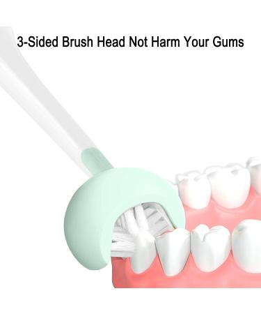 Cellena Kids 3-Sided Toothbrushes (Blue-2pcs) | Gentle Manual Toothbrush for Children - Buy Online on GoSupps.com