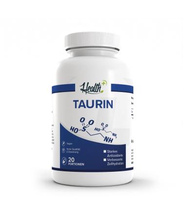 Zec Nutrition CoKG Health+ Taurine 60 amino acids capsules 1000 mg pure taurine powder per capsule vegan taurine capsules Made in Germany Unflavored 60 capsules