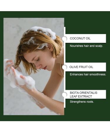  yikaiszh Olive oil shampoo bar green solid soap coconut triangular hair growth-stimulating conditioner fortifying cleanser gentle smoothing nourishing cleanser (1 - Buy Online on GoSupps.com