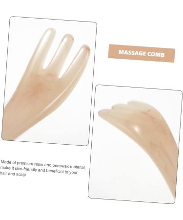 Tovinanna Kratzkamm Head Massage Brush for Tension Relief | Sleek Hair Scalp Massager 14.5x3cm - Alleviate Headaches & Relax - Buy Online on GoSupps.com