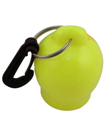 GetWetStore Scuba Diving Skum-Ball Regulator Mouthpiece Cover with Clip Yellow