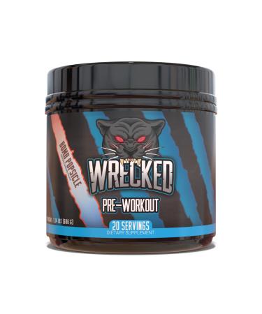 Huge Supplements Wrecked Pre-Workout, 30G+ Ingredients Per Serving to Boost Energy, Pumps, and Focus with L-Citrulline, Beta-Alanine, Hydromax, L-Tyrosine, and No Useless Fillers (Bomb Popsicle)