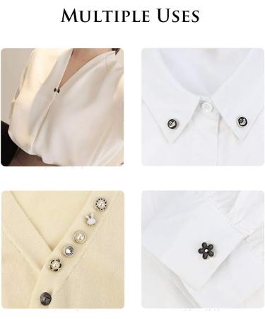 20Pcs Women's Enamel Shirt Brooch Pins for Coat Dress Decoration - Buy Online on GoSupps.com