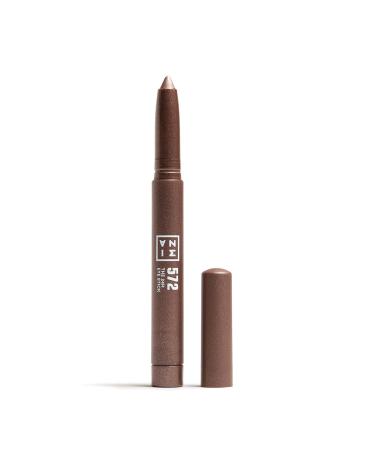 3ina make -up - The 24H Eye Stick 572 - Cool brown eyeshadow with creamy texture - eyeshadow pen waterproof 24h - eyeshadow with matte shimmer & mettalic finish - vegan - cruelty free brown 1 piece (1 Pack) - Buy Online on GoSupps.com