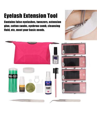 14PC Eyelash Extension Set - Professional Grafting Kit for Starters | Complete Eyelash Extension Starter Kit - Buy Online on GoSupps.com