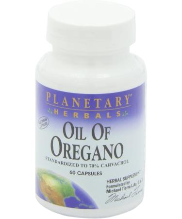 Planetary Herbals Oil of Oregano May Provide Support To The Immune System 60 Vegetarian Capsules - Buy Online on GoSupps.com