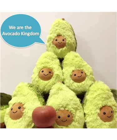 RAINBEAN Avocado Plush Toy Mini Cute Pillow 15.74 Inches - Soft Fruit Stuffed Cushion Doll for Bedroom Decor - Perfect Gift for Kids, Friends, Boys, Girls - Christmas/Birthday/Valentine - Buy Online on GoSupps.com