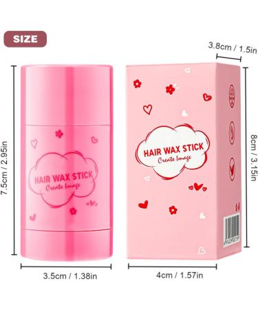 MagiForeign Wax stick for hair hair wax stick professional styling gel moisturizing styling wax 40 g pink - Buy Online on GoSupps.com