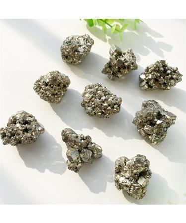 Natural Magic Natural Iron Pyrite Cluster Crystal Stone Rough Display Specimen Minerals Reiki Crystal Stone 20-30g - Buy Online on GoSupps.com