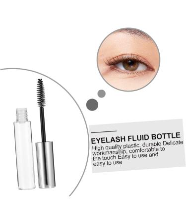VINTORKY 10pcs Mascara Empty Tube Mascara Bottle Lip Gloss Bottle Eyelash Cream Tube Cosmetic Silver Plastic - Buy Online on GoSupps.com