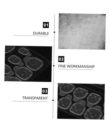 DOITOOL 15sheets Nail Jelly Glue Nail Art Supply Sweatproof Nail Glue Clear Nail Tabs Glue Stickers Fake Nail Glue Professional Fake Nails Glue Manicure Glue Nail Piece Pink Invisible - Buy Online on GoSupps.com