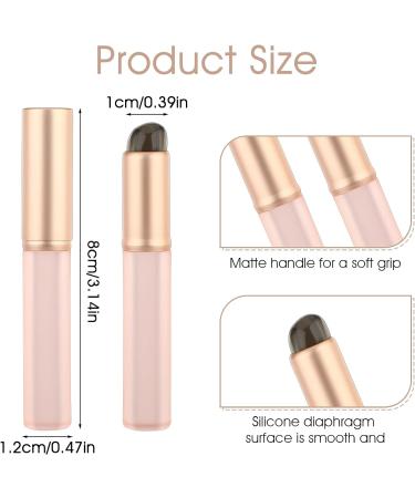 Amabro 2pcs Silicone Lip Brushes Reusable Lipstick Applicator with Dust Covers for Lip Gloss Balm Lip Oil Lip Mask Portable Travel Mini Brush Head Makeup Tool for Concealer Eyeshadow Blush Nail - Buy Online on GoSupps.com