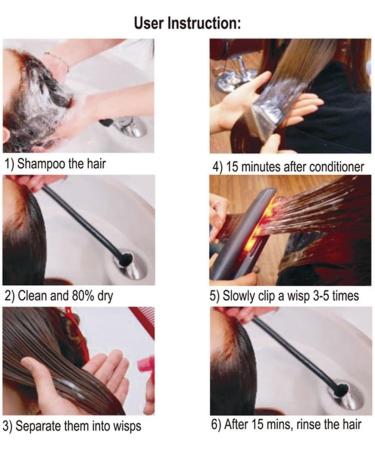 Infrared Hair Care Iron - Cold Iron Treatment for Damaged Hair | Stylish Recovery Tool (White - Buy Online on GoSupps.com
