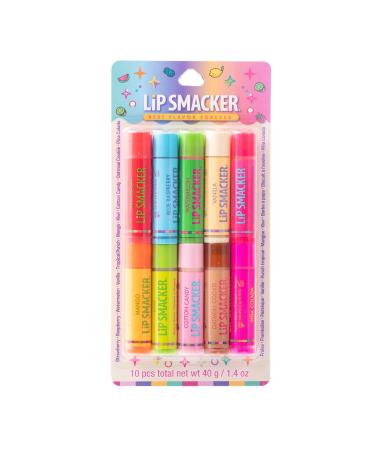 Lip Smacker Flavored Lip Balm Tropic Fever Pack of 8 and Original & Best Party Pack - 10 Moisturizing Lip Balms - Buy Online on GoSupps.com