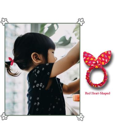 20pcs Toddler Girls Baby Hair Ties with Rabbit Ear Chiffon Scrunchies Ponytail Holders - Cute Mix - Buy Online on GoSupps.com