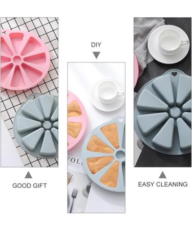 OUNONA 3 Pcs 8 Points Scone Mold Silicone Molds for Candles Dessert Trays Baking Mold Jelly Molds Baking Silicone for Mousse Cake Circle Stencil Biscuit Silica Gel Kitchen Supplies 29x28cmx3pcs - Buy Online on GoSupps.com