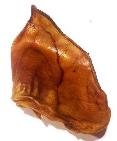 Pig Ears All Natural | Single Ingredient | 20/25/100 Count | Made in Canada | Slow-Roasted | Promote Healthy Shiny Coats (25 Pack) 1 count (Pack of 25)