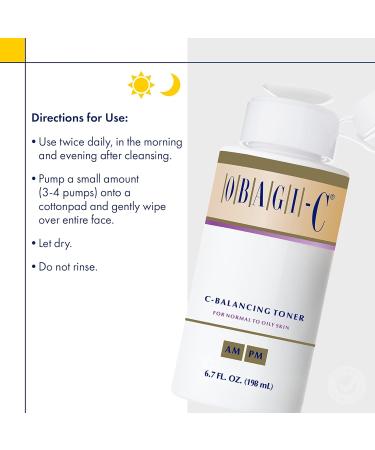 Obagi C-Balancing Toner 6.7 Fl oz - Pack of 2 | Hydrating Facial Toner Set - Buy Online on GoSupps.com