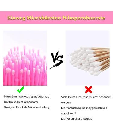 200 Pieces Disposable Micro Brushes for Eyelash Extensions - Perfect Micro Sticks for Precision Application - Buy Online on GoSupps.com