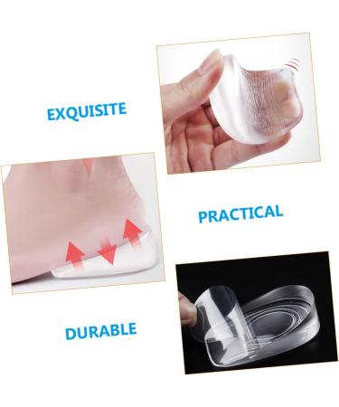 Height Increasing Insoles for Men - 2 Pairs Invisible Gel Heel Lifts for Shoes | Comfortable & Discreet Height Enhancement - Buy Online on GoSupps.com