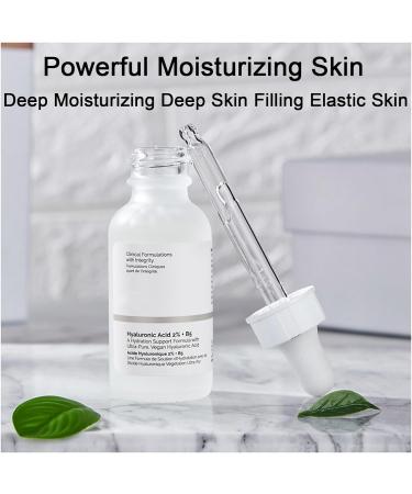 Hyaluronic Acid 2% + B5 Skincare Serum Hyaluronic Acid For Face Hydrated Hyaluronic Acid Serum for Face to Plump and Smooth Skin Skin Care Face Serum for Women & Men(30ml) - Buy Online on GoSupps.com