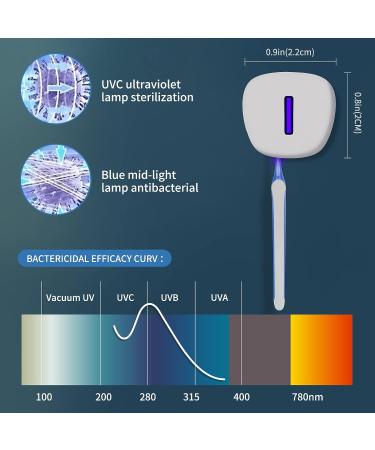Rechargeable UV Sanitizer Toothbrush Case - Kills 99.9% of Germs - Portable Mini Holder for All Toothbrushes - Ideal for Home and Travel - Buy Online on GoSupps.com