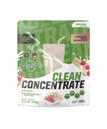 Zec+ Nutrition Clean Concentrate 1000 g Raspberry White Chocolate flavour Whey protein powder
