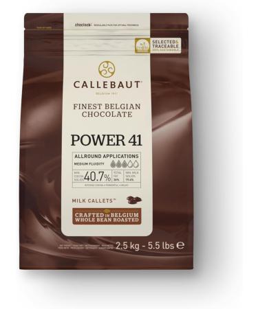 Callebaut Custom | 2.5kg Chocolate Callets | Choose from 9 Flavours | Recieve 2x2.5kg Bags - Buy Online on GoSupps.com