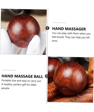 Ultechnovo Solid Wood Massage Balls - 4 Pieces for Muscle Relief Trigger Point Therapy & Foot Massage - Enhance Blood Circulation & Wellness - Buy Online on GoSupps.com