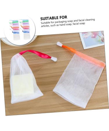 CANIGHT 30pcs Foaming Net Soap Exfoliating Bar Soap Pouch Foam Net for Body Soap Saver Nylon - Buy Online on GoSupps.com
