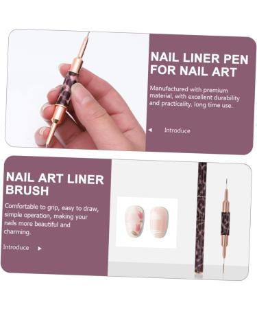 minkissy Nail Polish Nail Liner Brush Pen Nail Drawing Liner Pen Nail Liner Brush for Painting Nail Drawing Liner Brush Paint Pen Hook Pen Pull Pen Thread a Needle Metal Pull Wire - Buy Online on GoSupps.com