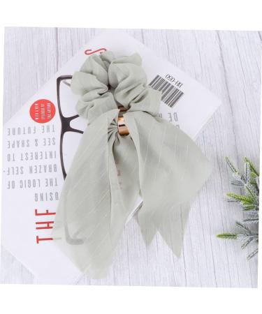 Green Hair Ties Hair Ribbons for Women Hair Ribbons for Girls Green Scrunchies Hair Bands for Women's Hair Scrunchies for Girls Long Hair Ring Cloth Hair Tie Bow Tie Ponytail Miss - Buy Online on GoSupps.com