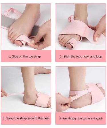 Bunion Corrector Kit - 2 Pcs Toe Separators for Hallux Valgus Pain Relief - Orthopedic Bunion Support Sleeve - Day & Night Bunion Relief Solution - Buy Online on GoSupps.com